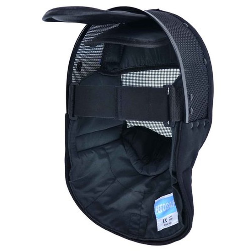 Coach Fencing Mask - 350N Mask with Removable Lining - CE Certified Coach Fencing Helmet (Removable Lining, Large)