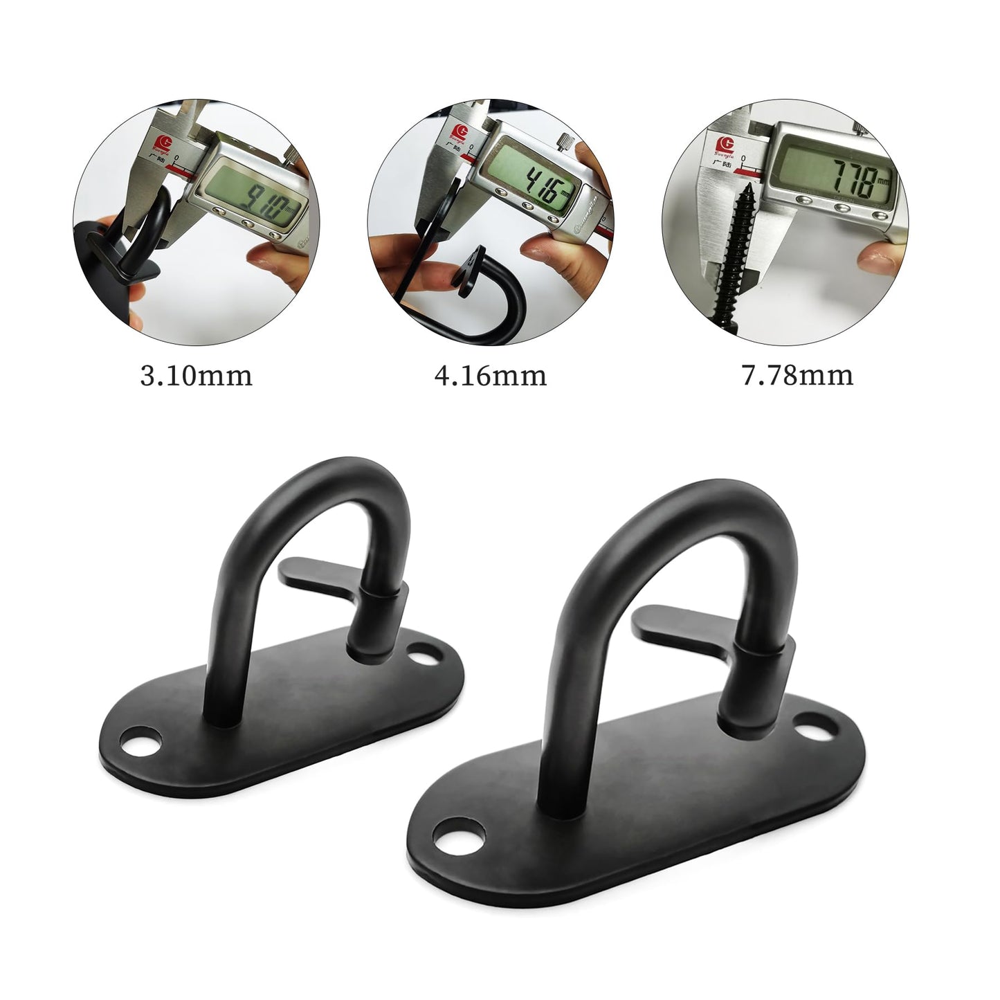 TUOSHUNGE Resistance Band Wall Anchors - Workout Wall Mount Hooks, Ceiling Mounted Hook Exercise Station for BodyWeight Straps, Strength Training, Physical Therapy Exercise, Home Gym