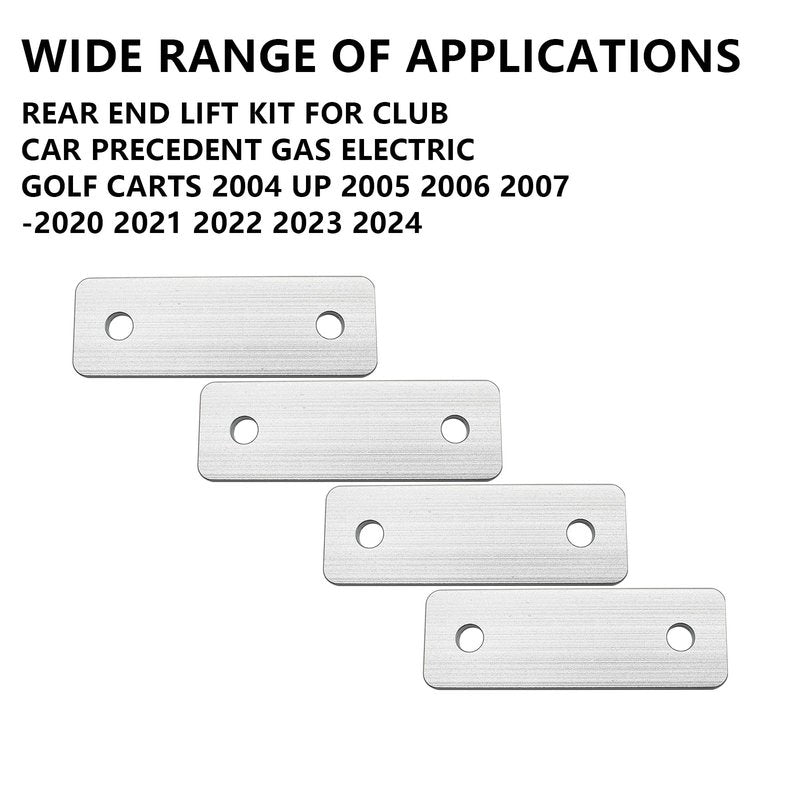 Rear End Lift Kit for Club Car Precedent Onward Tempo gas electric golf cart 2004 UP 2005 2006 2007-2020 2021 2022 2023 2024/1 inch