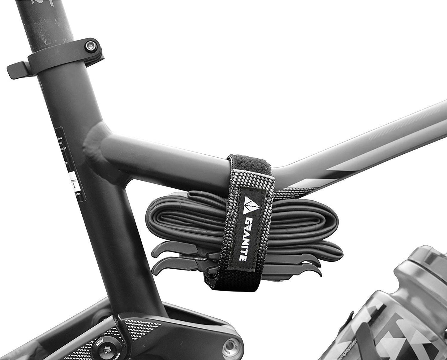 Granite-Design Rockband Bicycle Gear Carrier Strap (Black)