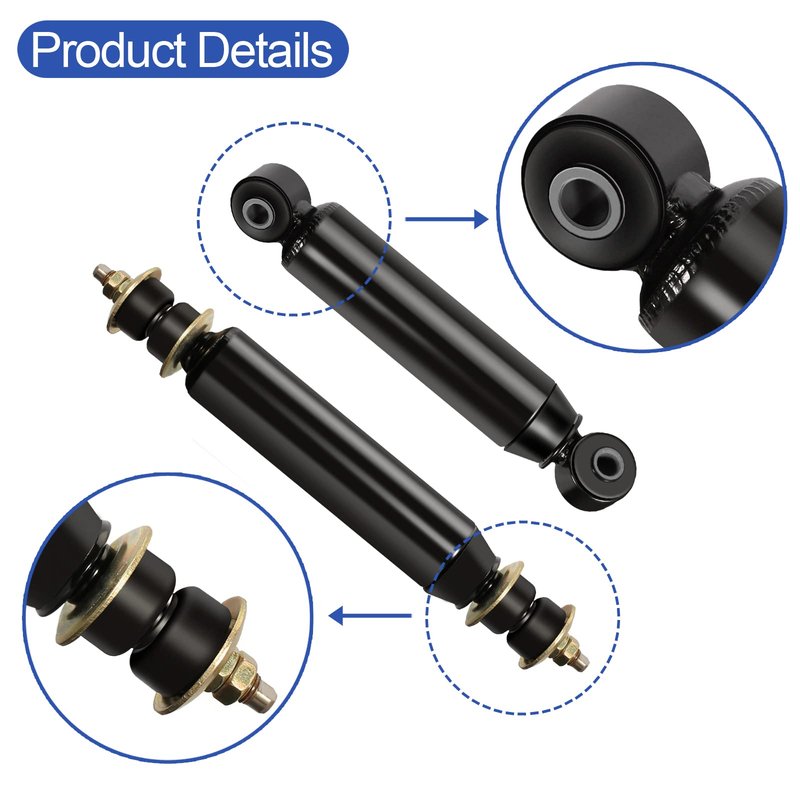 Gaoerfu-CP Club Car DS Shocks Front and Rear Shock Absorbers for Club Car DS G&E 1988-up,Precedent G&E 2004-up,for 88-08 Electric and 97-08 Gas Model, OEM # 1014235, 1014236 （4pcs）