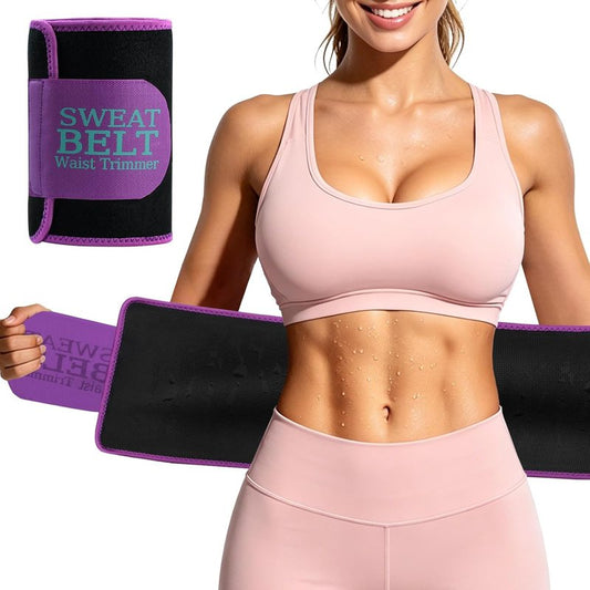 Waist Trainer for Women - Lower Belly Fat Sweat Band & Body Shaper | Comfortable Stomach Wrap