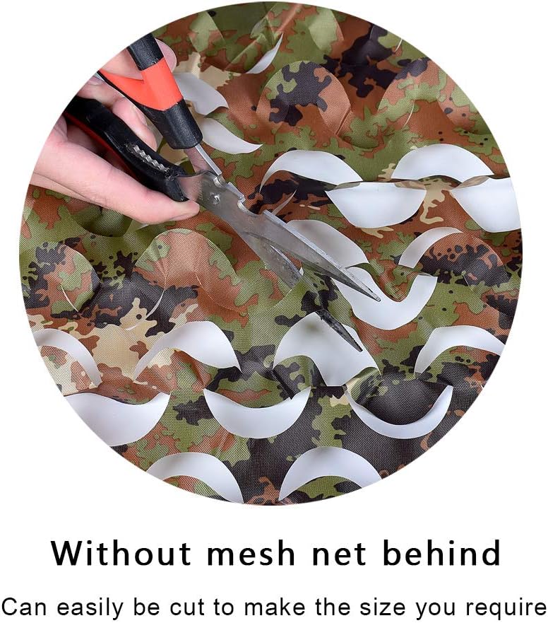 Camo Netting for Hunting - Bulk Roll Military Decoration & Sunshade | Versatile Outdoor Camouflage