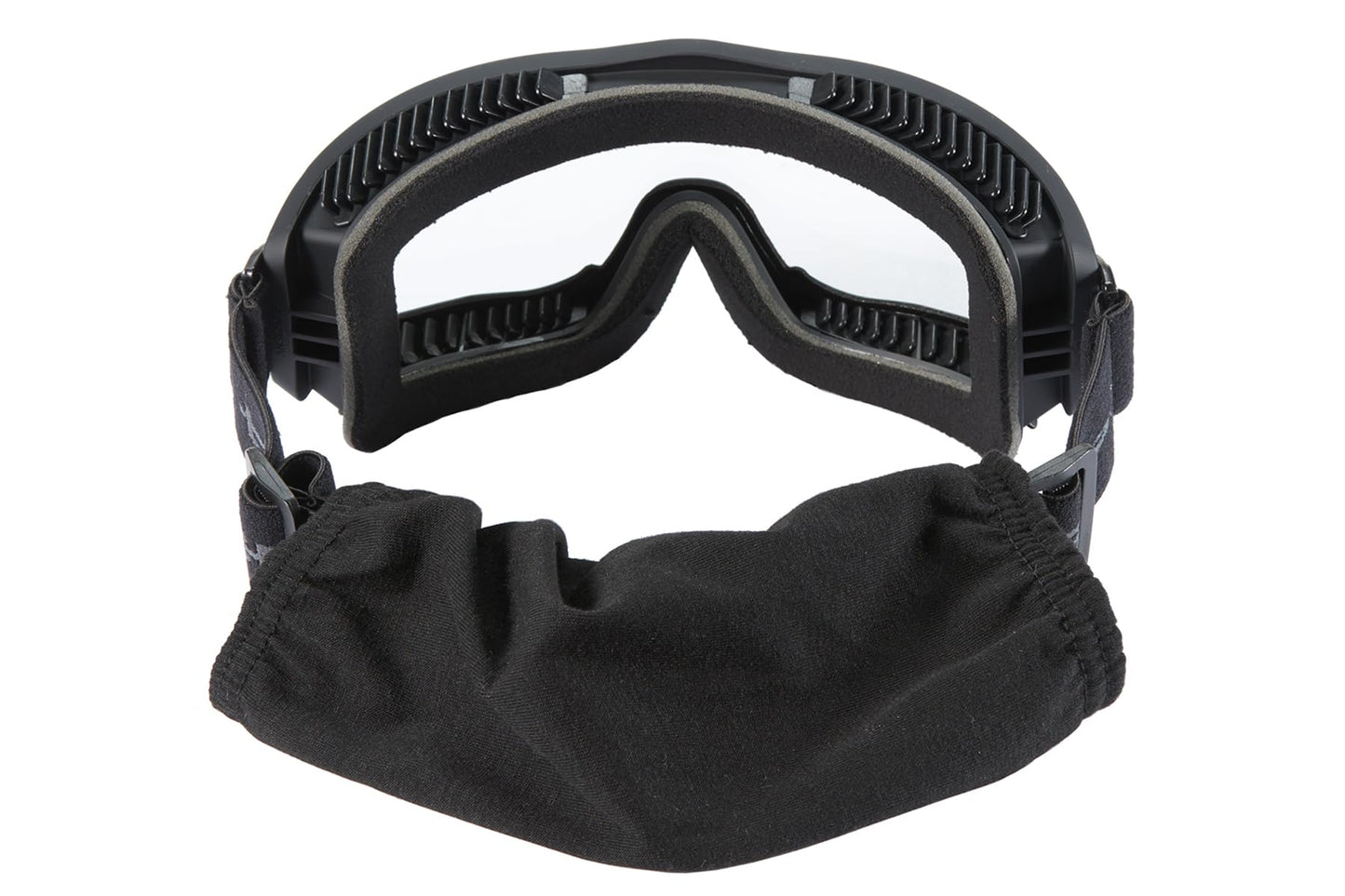 Lancer Tactical AERO Airsoft Tactical Safety Goggles -3mm Dual Pane Lens, Anti-Fog Glasses for Hunting and Cycling-One Len (Black)