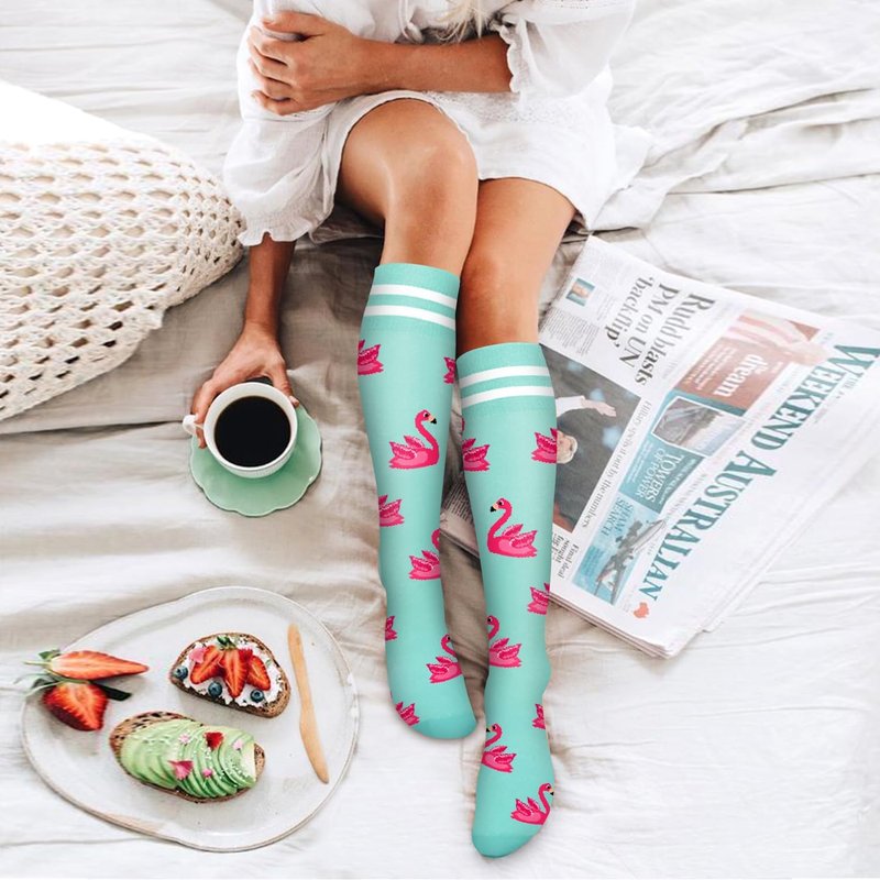 Copper Compression Socks for Women & Men - 6 Pack for Medical, Running, Nursing & Athletic Support