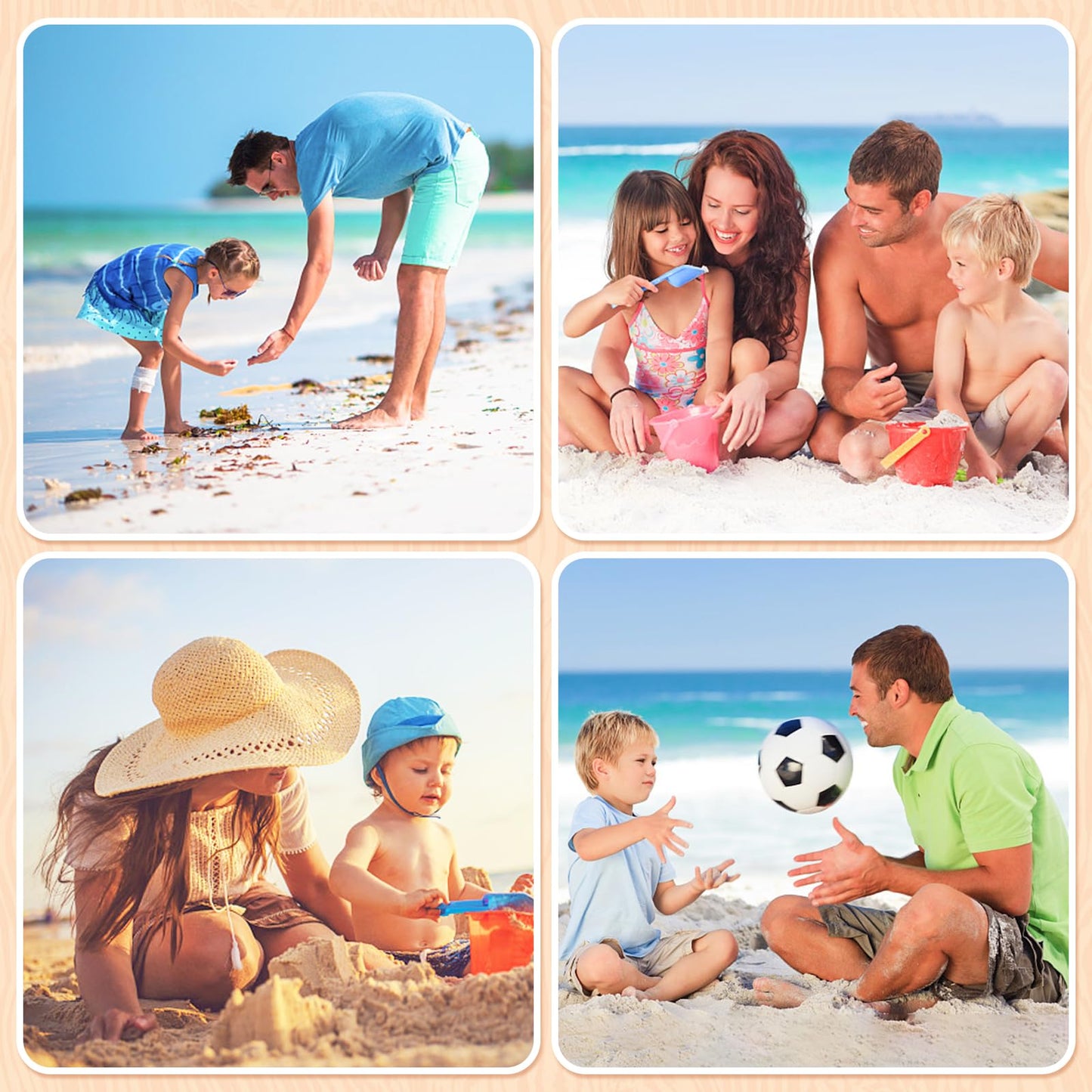 UMUACCAN Beach Sand Remover Pouch Sand Eraser Wipe - 2026 Summer Vacation Essentials Family Towels Bahamas Trip Must Haves Hawaii Honeymoon Accessories for Kids Adult-Brown