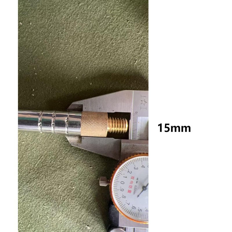 GOOZEEZOO 1pc 201 Stainless Steel Whip Antenna GP Telescopic Antenna for JPC-12 5.6m M10 External Thread Antenna (5.6 meters/18.4 ft)