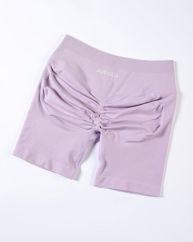 Aurola Workout Shorts for Women - No Roll Up, Squat Proof Seamless Compression | 2.5-6.5 Sizes