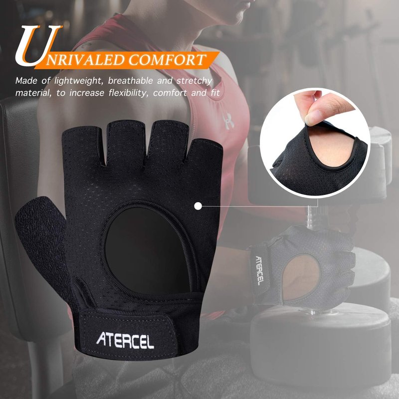 Weight Lifting Gloves - Full Palm Protection for Gym & Cycling | Breathable & Lightweight for Men & Women