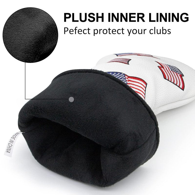 Golf Fairway Wood Head Cover Headcover Interchangeable #3 4 5 7 X
