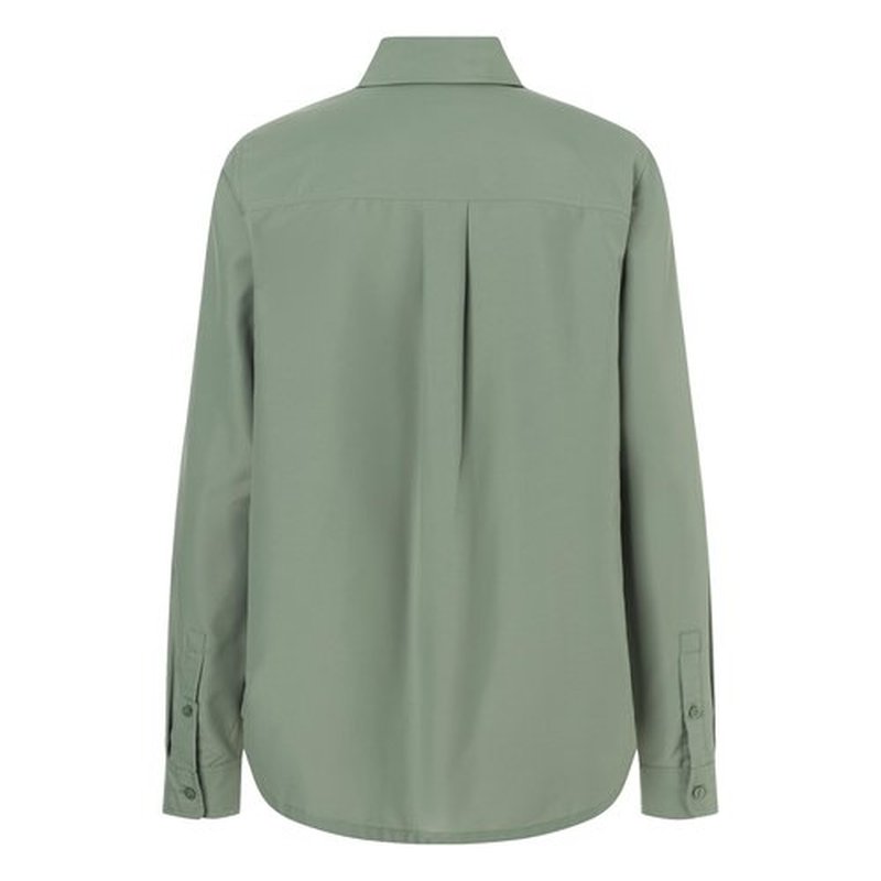 MARMOT Women's AirExchange UPF 40 Long Sleeve Shirt - Breathable, Moisture Wicking, Agate Green, Small