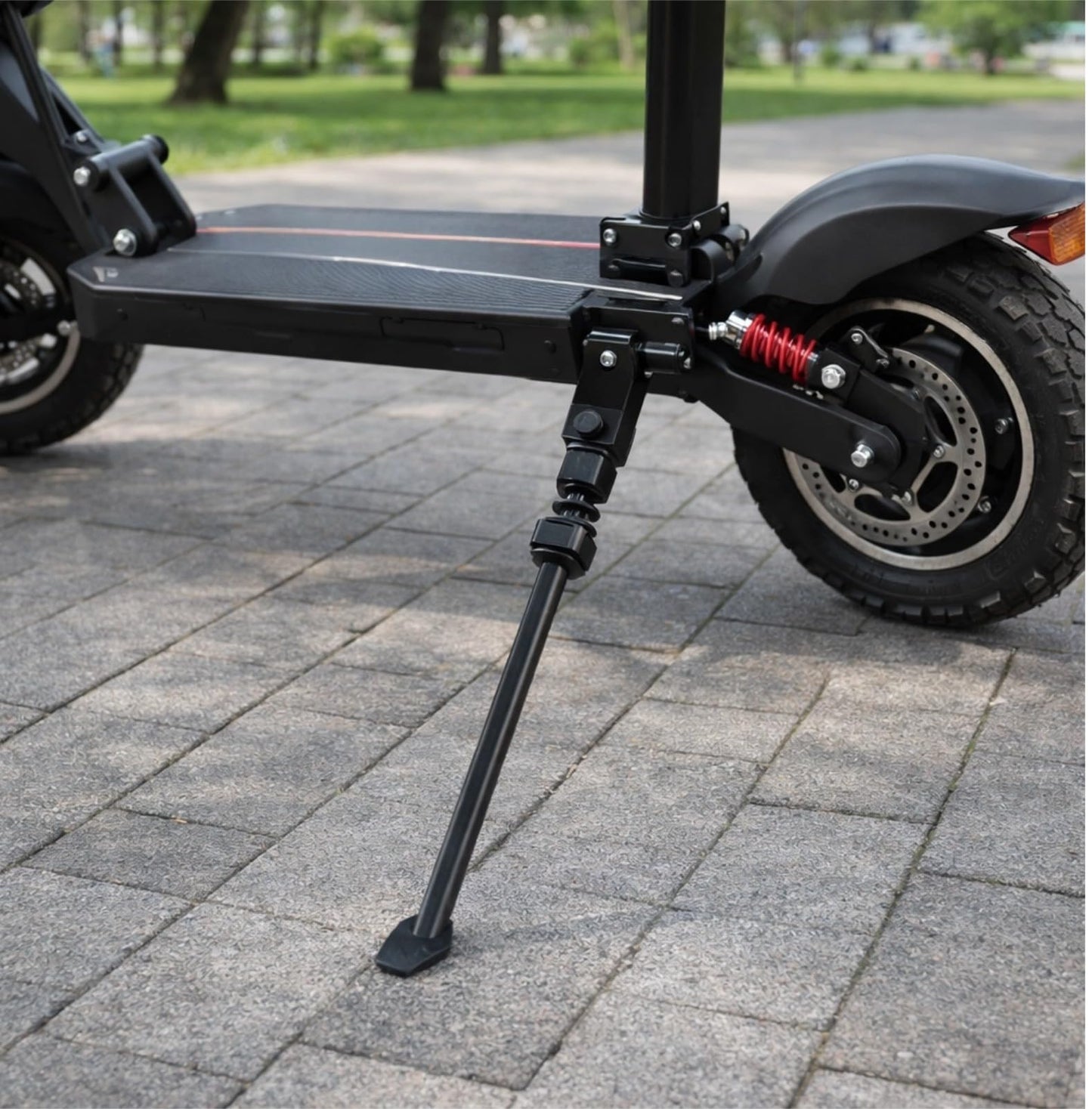 VGEBY Electric Scooter Kick Stand, Universal 10 Inch Folding Scooter Kickstand Parking Stand Feet Support Holder Replacement Parts for M4