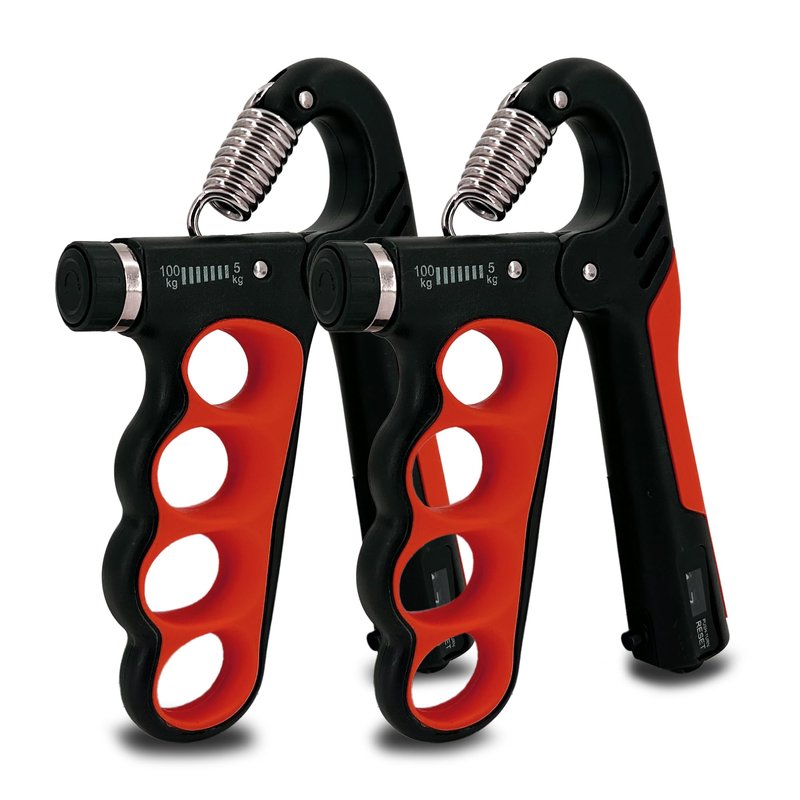 Senston Grip Strength Trainer 2 Pack - Adjustable 11-220Lbs (5-100KG) with Auto Counter, Hand Grip Strengthener, Forearm Exerciser for Athletes, Musicians, Gym, Home, Injury Rehab