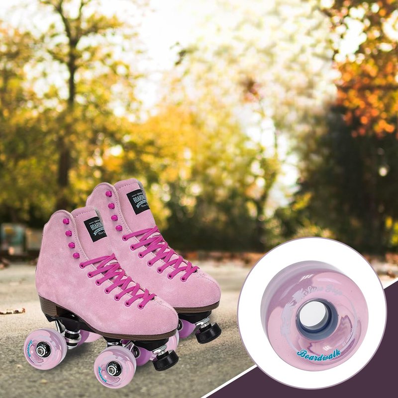 Sure-Grip Boardwalk Outdoor Roller Skating Wheels - Tea Berry
