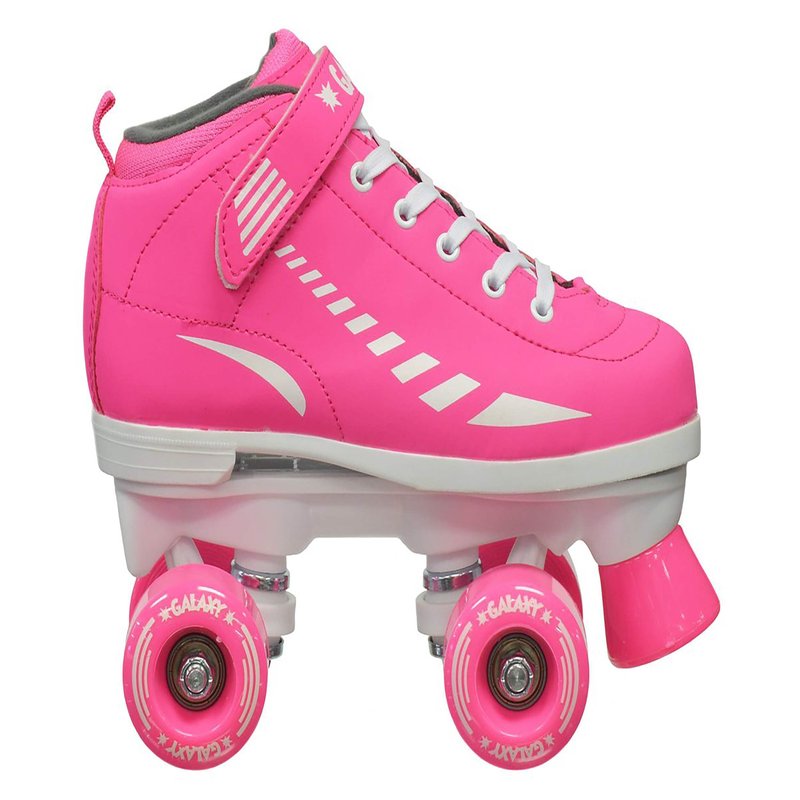 Epic Skates Galaxy Elite Kids Quad Speed Skates, Pink, Youth 1