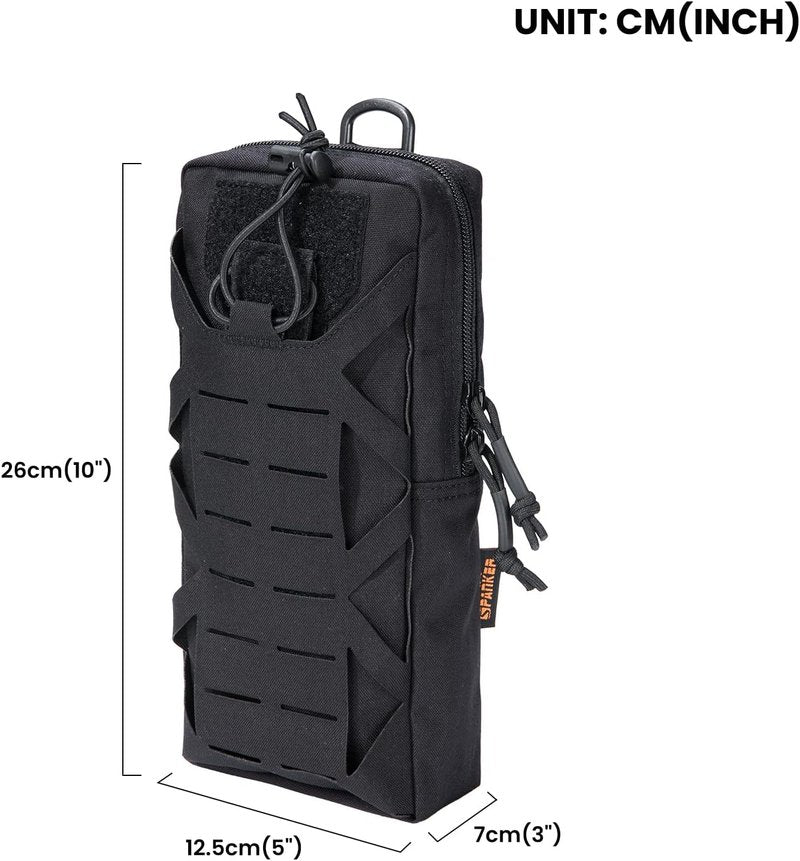 Tactical EDC Pouch - Molle Utility Tool Organizer for Gadgets | Waist Belt Bag