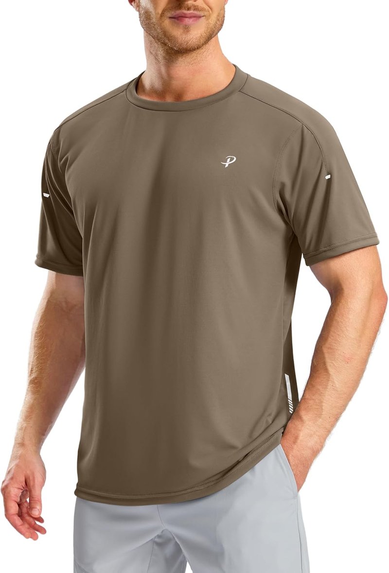 Men's Workout Running T-Shirts - Lightweight Quick Dry Athletic Gym Tee | Short Sleeve Sport Top