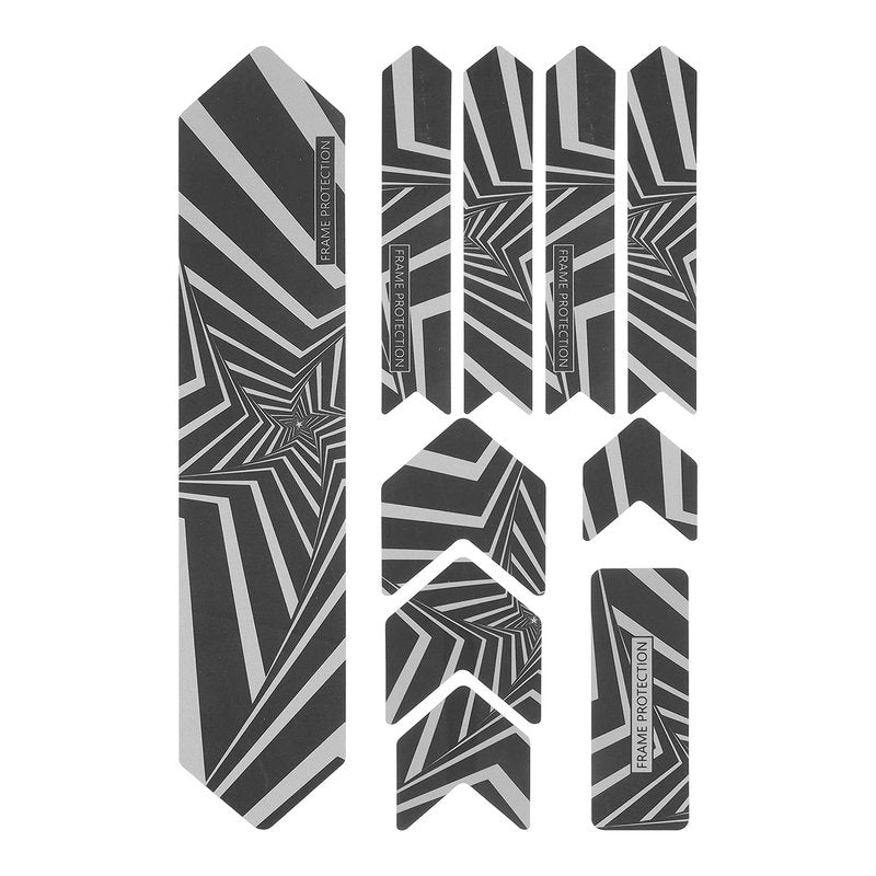 Honio Bike Frame Reflective Stickers, Bike Frame 3D Night Reflection Sticker Obvious for Mountain Bikes for DH Downhill Vehicles