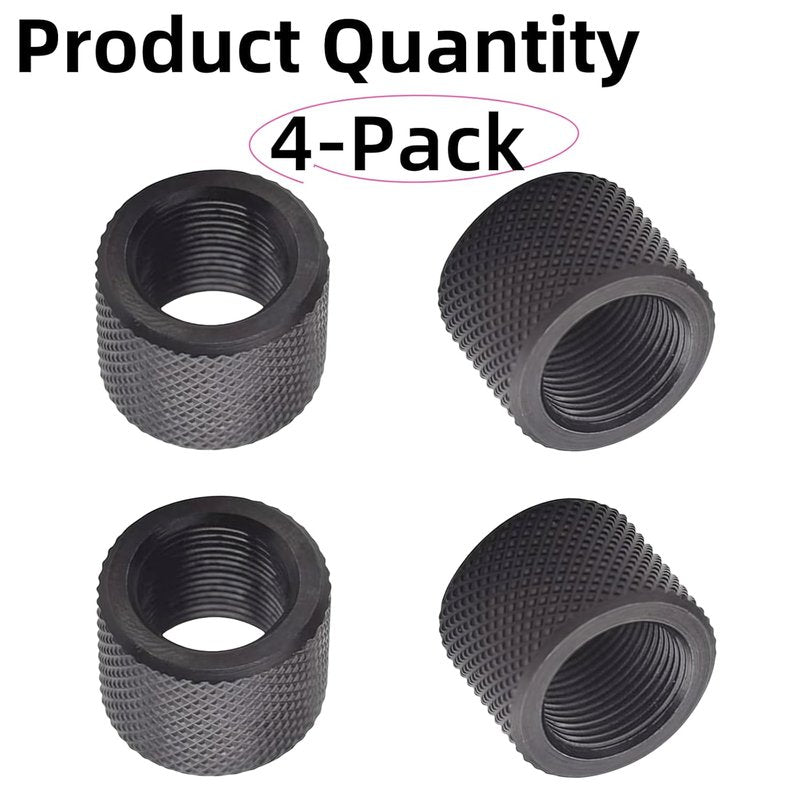Thread Protector for .22LR, .223 & 5.56 - Durable Cerakoted Finish | 1/2 x 28 (4 Pack)