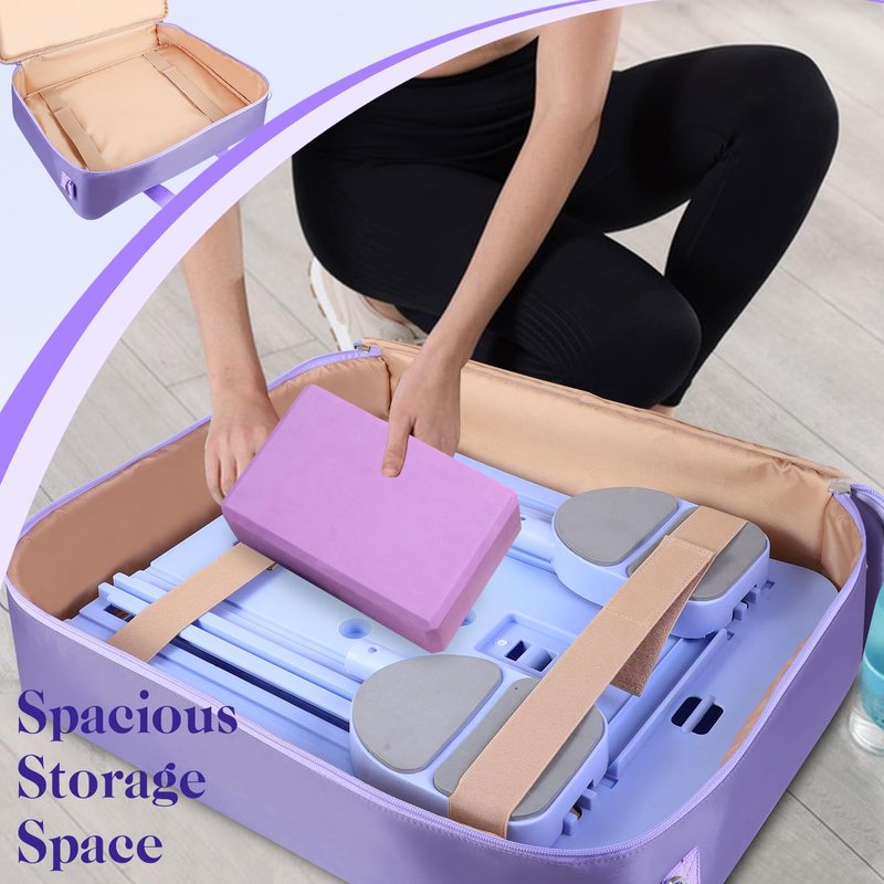 LOTCAIN Storage Bag for Pilates Board Pilates Board Organizer Portable Shoulder Gym Bag for Outdoor Exercise Home Storage