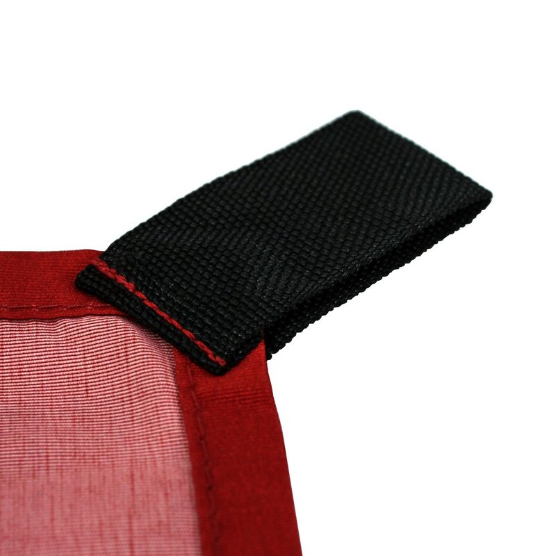 Social Airsoft Dead Rag, I'm Hit Red Kill Rag w/Hook & Loop Fastener and Reflective Strips