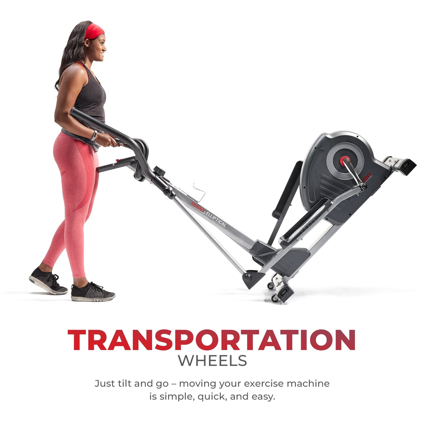 Sunny Health & Fitness Elite Interactive Series Exercise Elliptical with Exclusive SunnyFit App Enhanced Bluetooth Connectivity - SF-E320047