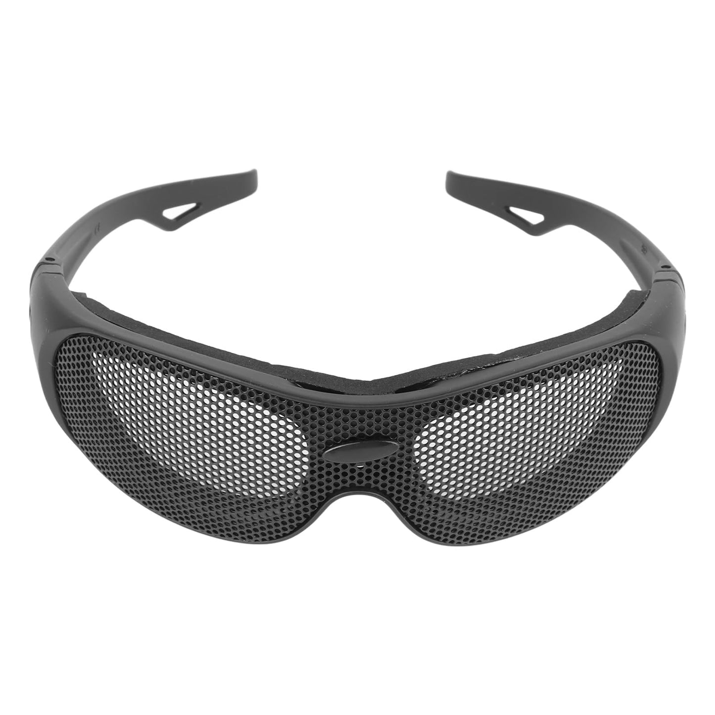 Wind Goggles, Lightweight Good Toughness Multifunctional Breathable Glasses Iron Mesh Pattern for Men and Women for Outdoor Cycling
