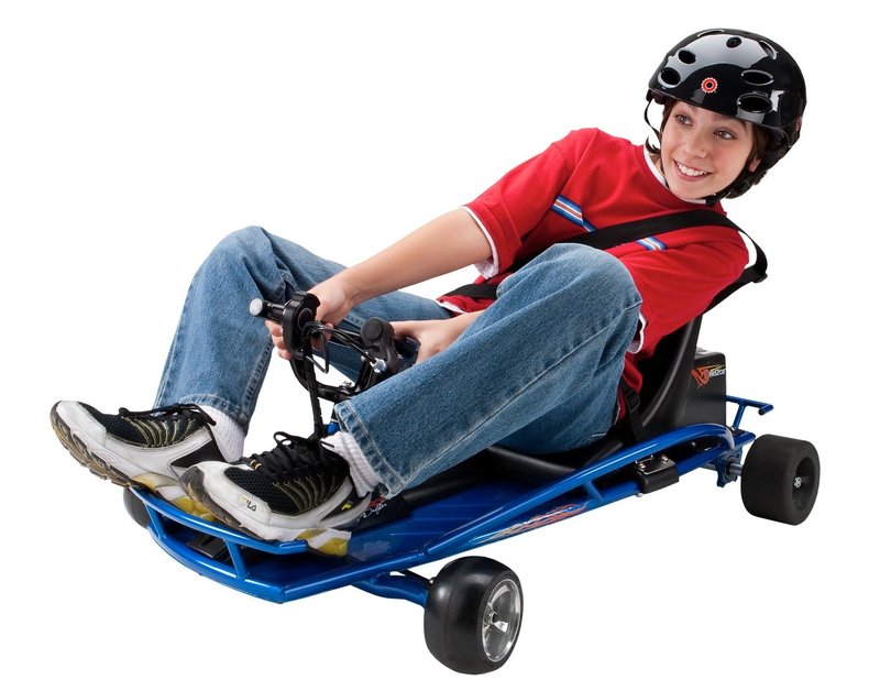 Razor Ground Force Drifter Kart - Blue, 40.25 x 11.75 x 28.5