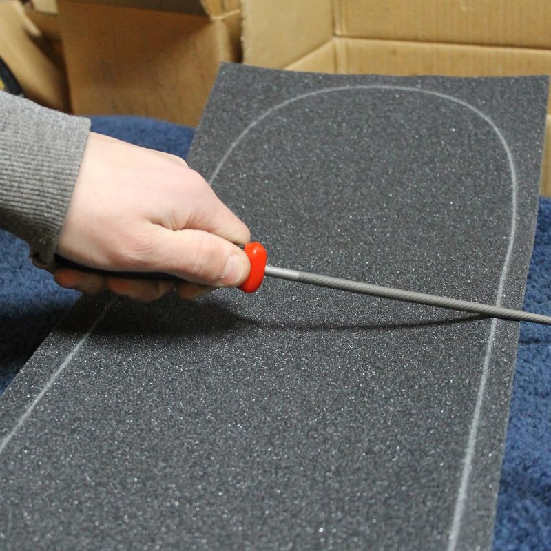 Black Diamond Griptape File Skateboard Grip Tape Application Skate Tool