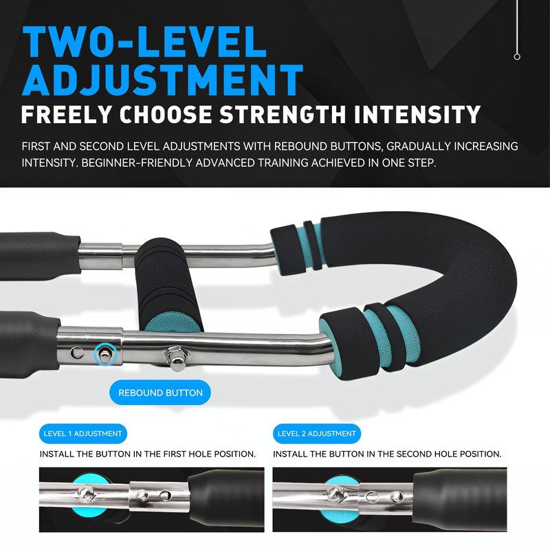 Twister Arm Trainer, 40-100lb Adjustable Chest Workout Equipment, Arm Trainer, Twister Arm Trainer, Detachable Design Fitness Anywhere, Keep Strong (Blue)