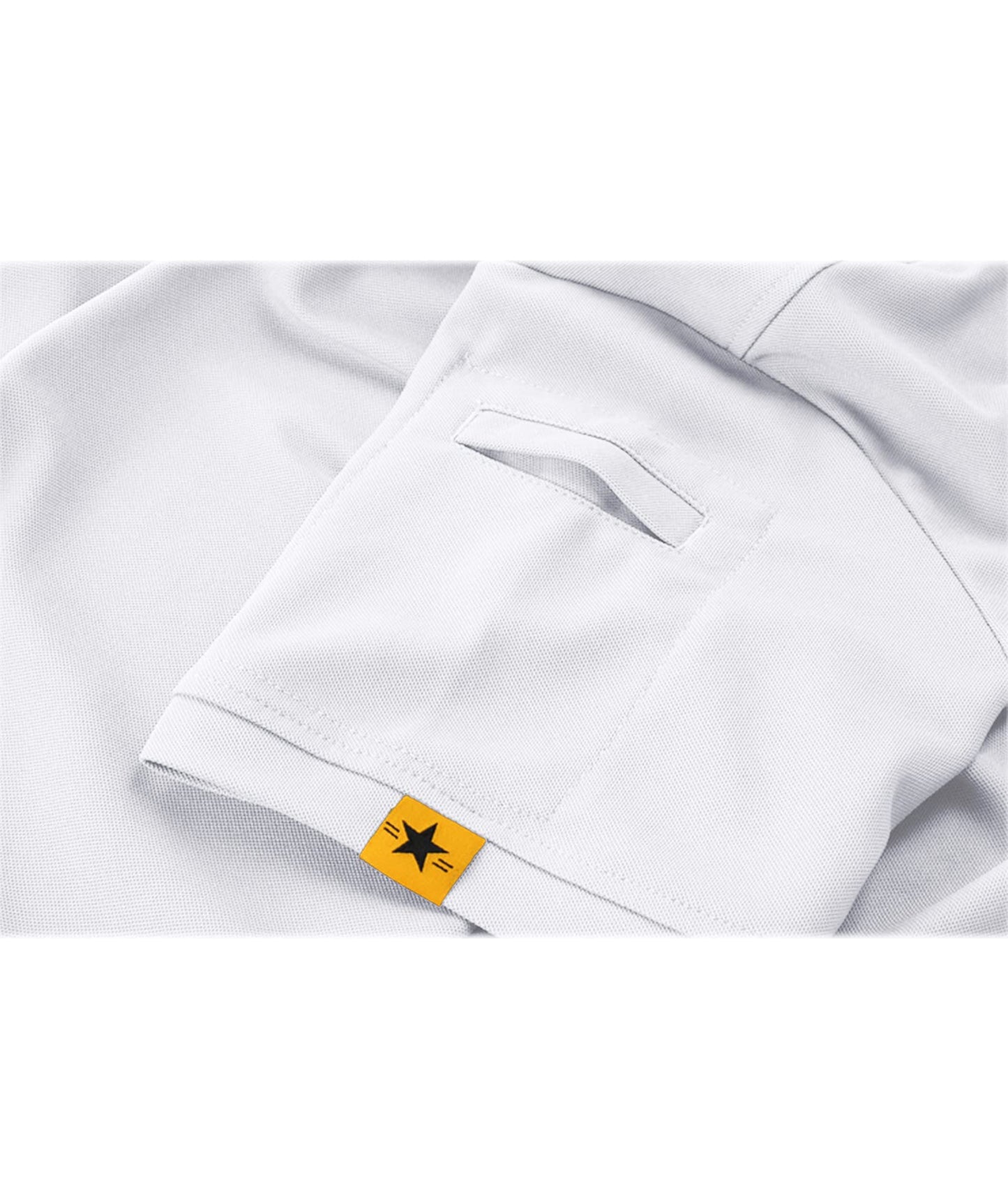 ZITY Mens Polo Shirt Short Sleeve Sports Tactical T-Shirt Athletic Golf Polos Daily Casual Stylish Collared Shirts for Men White Medium