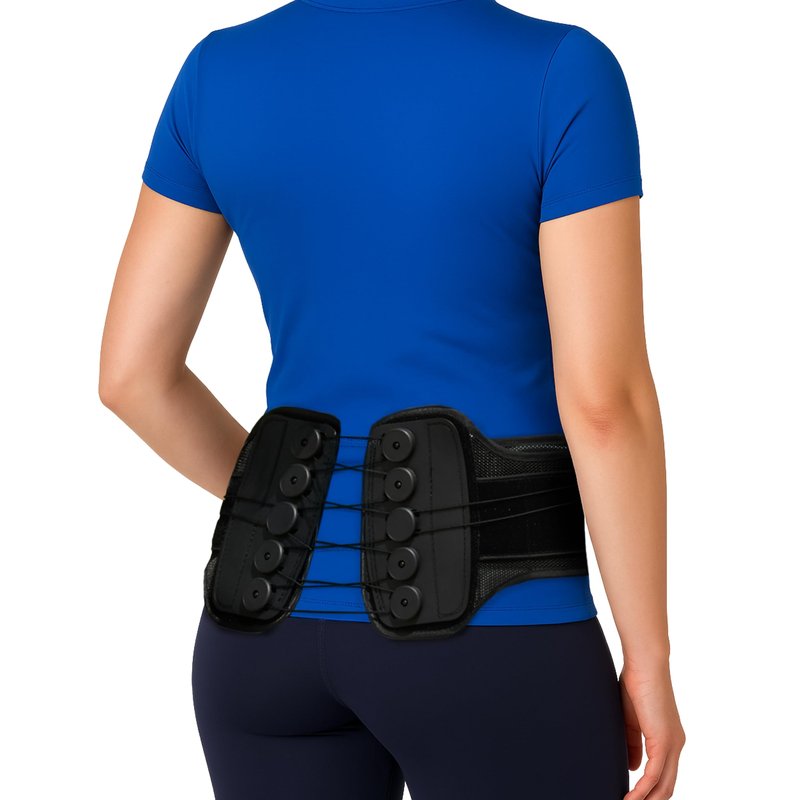 Brace Align GlideFit Adjustable SI Belt - Sacroiliac Joint Dysfunction, Pelvic Instability, Sciatica, Piriformis Syndrome & Lower Back Support Brace - L0621 (OSFM Adults 22–60 in. waist)