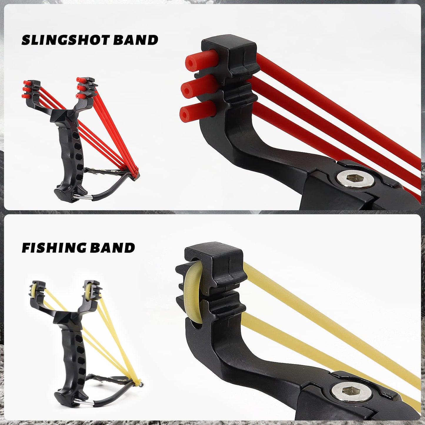 Fishing Slingshot with Reel and Fish Darts Wrist Slingshot for Fishing