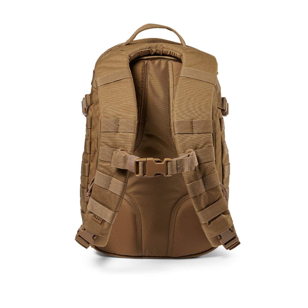 5.11 Tactical Backpack – Rush 12 2.0 – Military Molle Pack, CCW and Laptop Compartment, 24 Liter, Small, Style 56561, Kangaroo