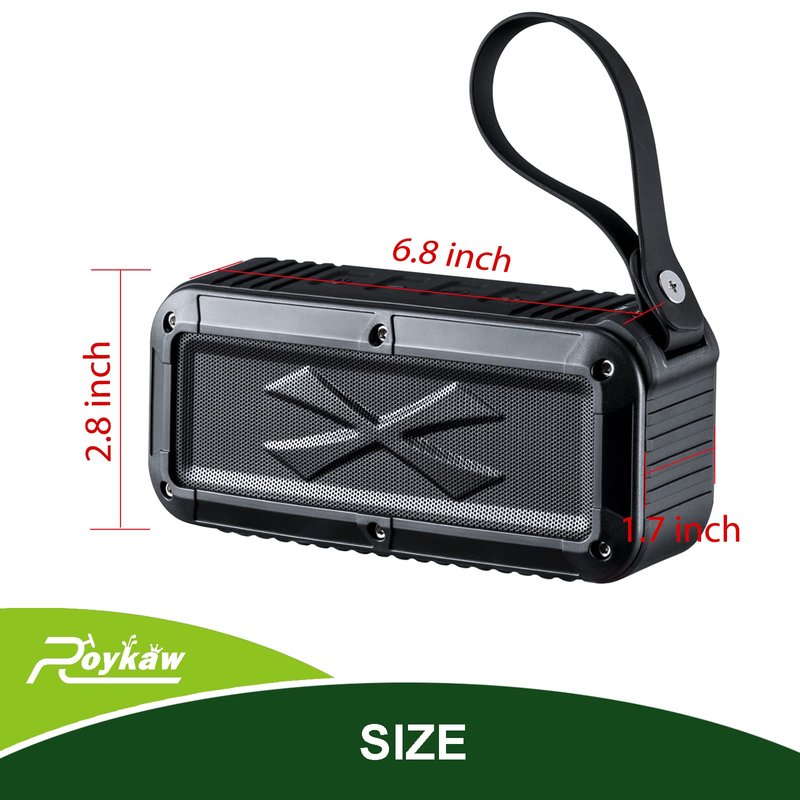 Roykaw Golf Cart Bluetooth Speakers with Mount, Portable Wireless Speaker Compatible with EZGO/Club Car/Yamaha- Loud Stereo Sound, IPX7 Waterproof, Shockproof & Dustproof