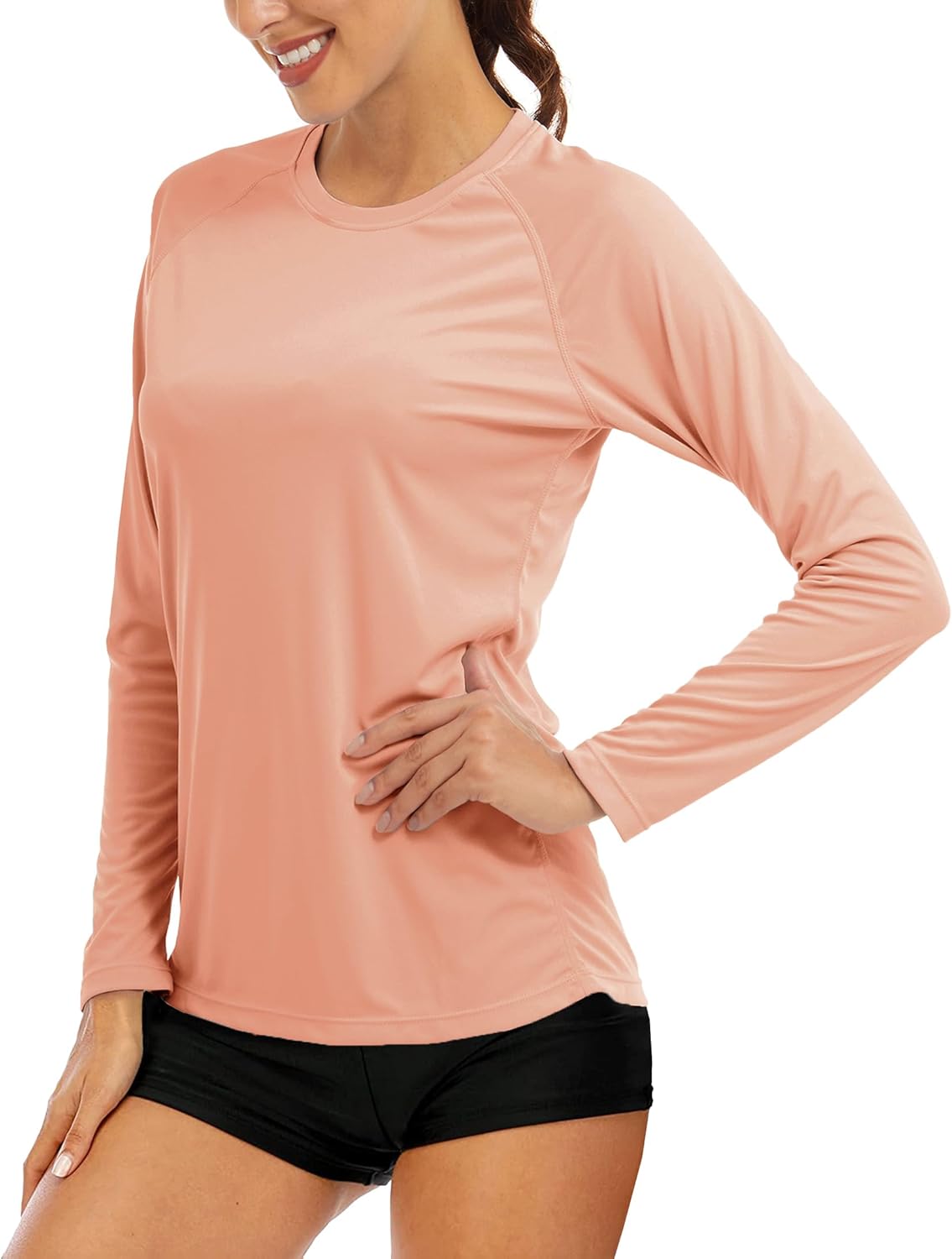 Women's Long Sleeve UPF 50+ Sun Protection Shirt - Ideal for Hiking, Fishing & Workouts