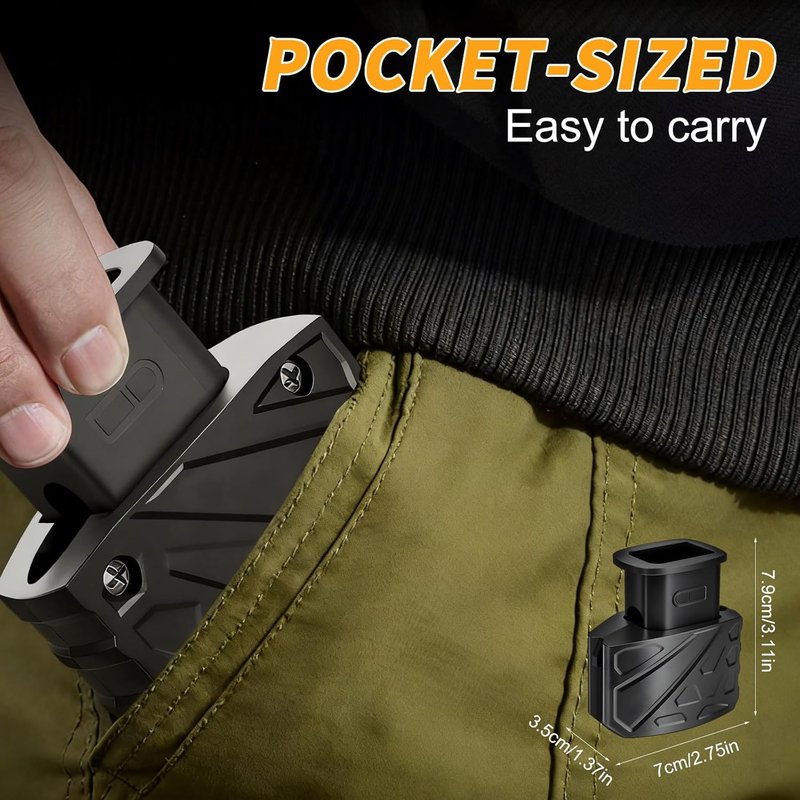 Glock Magazine Speed Loader - Fast & Portable 9mm/.40 S&W Loader | Fits Glock 17, 19, 22, 26, 34, 45, 47