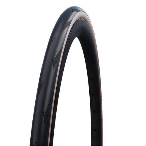 Schwalbe Pro One Tire - Clincher, Folding Tube Type Road Bike Tire, Black/Tan sidewall, Single Tire, 700c x 32