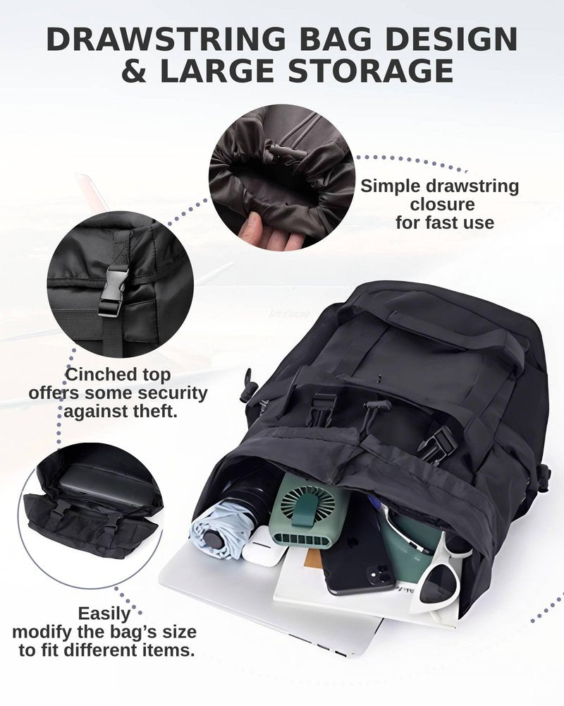 livbote Skateboard Backpack, Skateboard Bag for Men, Gym Backpack for Skateboarding, Sports, Travel, College