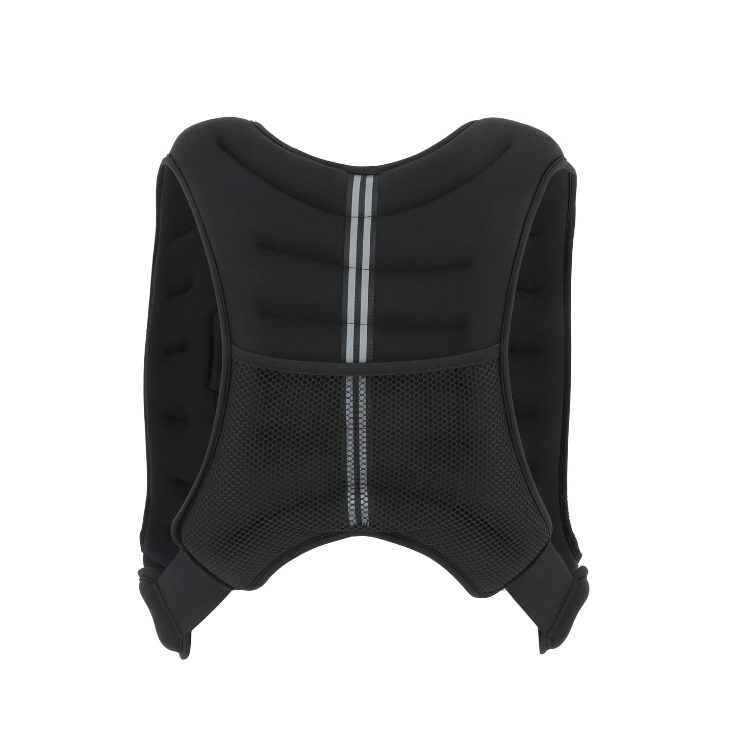 Workout Weighted Vest, 15lb/20lbs Weight Vest with Reflective Stripe for Strength Training, Running, Weightlifting, Fitness, Muscle Building, and Weight Loss, Soft, Slim Design with Weights Included