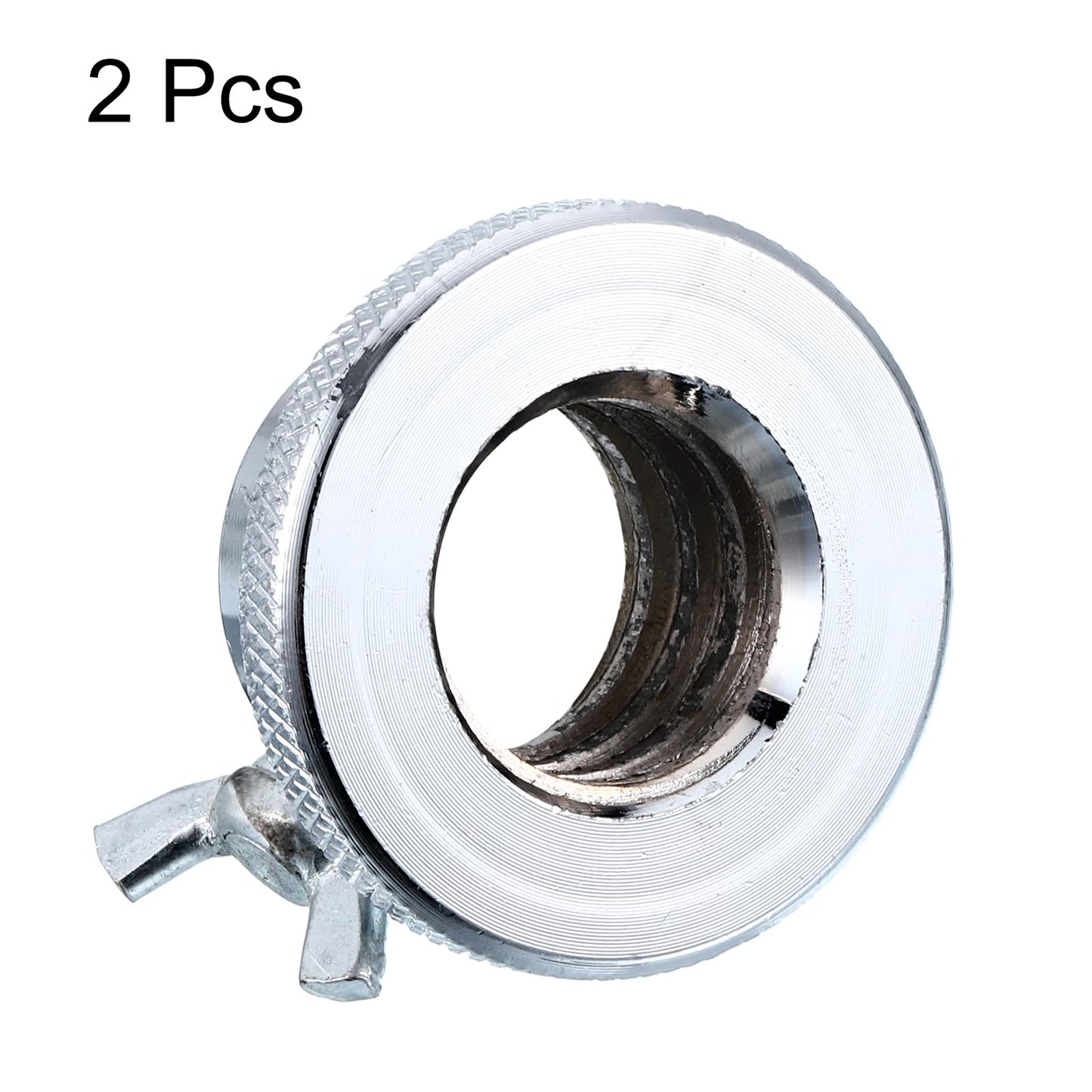 uxcell Barbell Collar Screw Clamps, 28mm Anti-Slip Spin Lock Collar Screw Clamps for Barbell Dumbell Weight Lifting, 2Pcs
