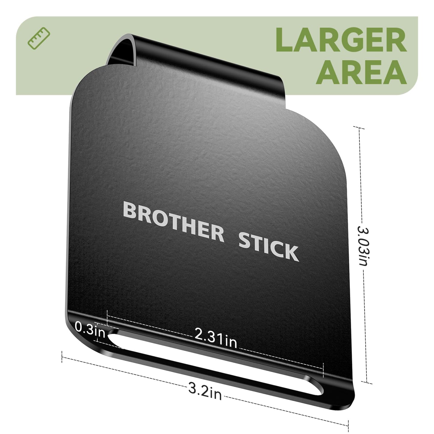 2pcs Metal Landing Pads for Golf Bag Accessories for Men, Golf Club Bag Accessories for Golf Rangefinder Magnetic Golf Towel, Golf Flask Golf Speake Large Landing Area Carabiner Accessories