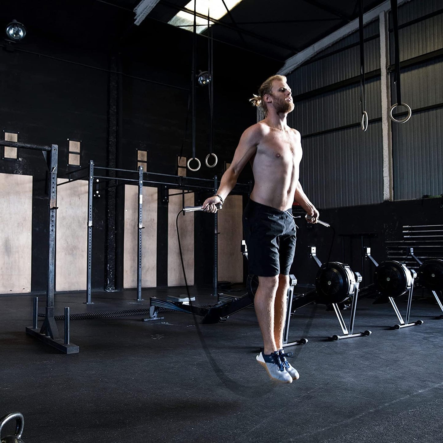 Speed Jump Rope for Fitness | Adjustable Skipping Rope with Alloy & Silicone Handles - Perfect for Home Gym Workouts