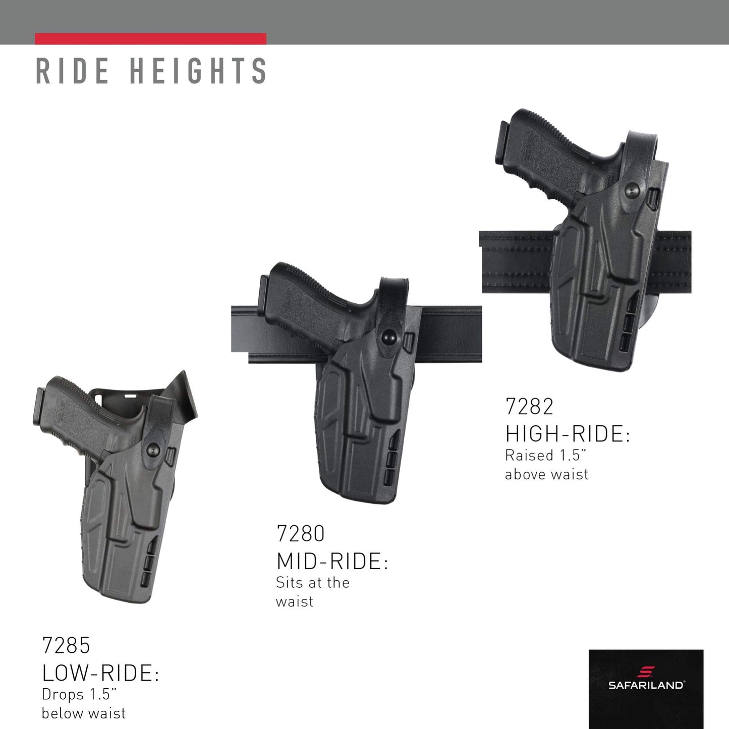 Safariland 7285 7TS SLS Low-Ride 1.5'' Drop Level-II Duty Beretta 92 Holster, STX Flat Dark Earth, Right