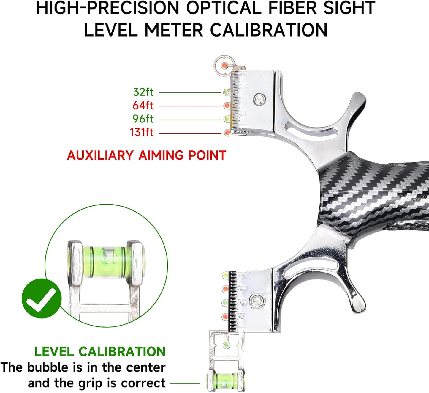 High Precision Slingshot Set - Professional Flat Leather Catapult for Outdoor Hunting | Durable & Accurate