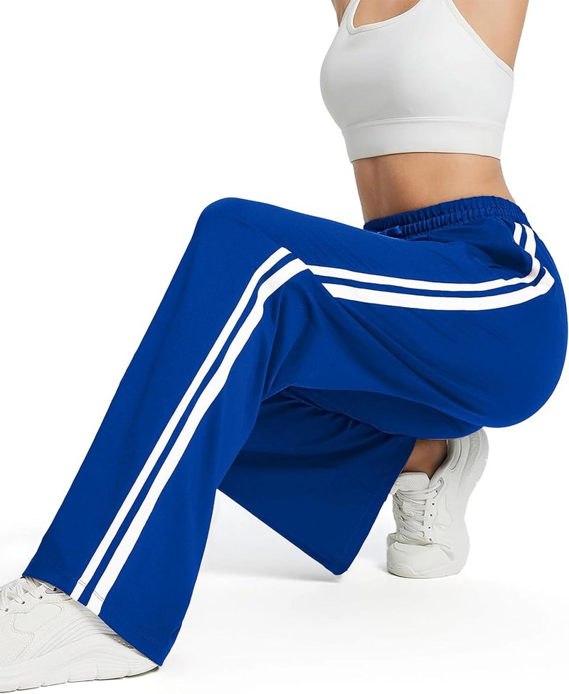Women's Track Pants - Loose Straight Leg Jogging Sweatpants for Athletic Running | Inseam 28-36