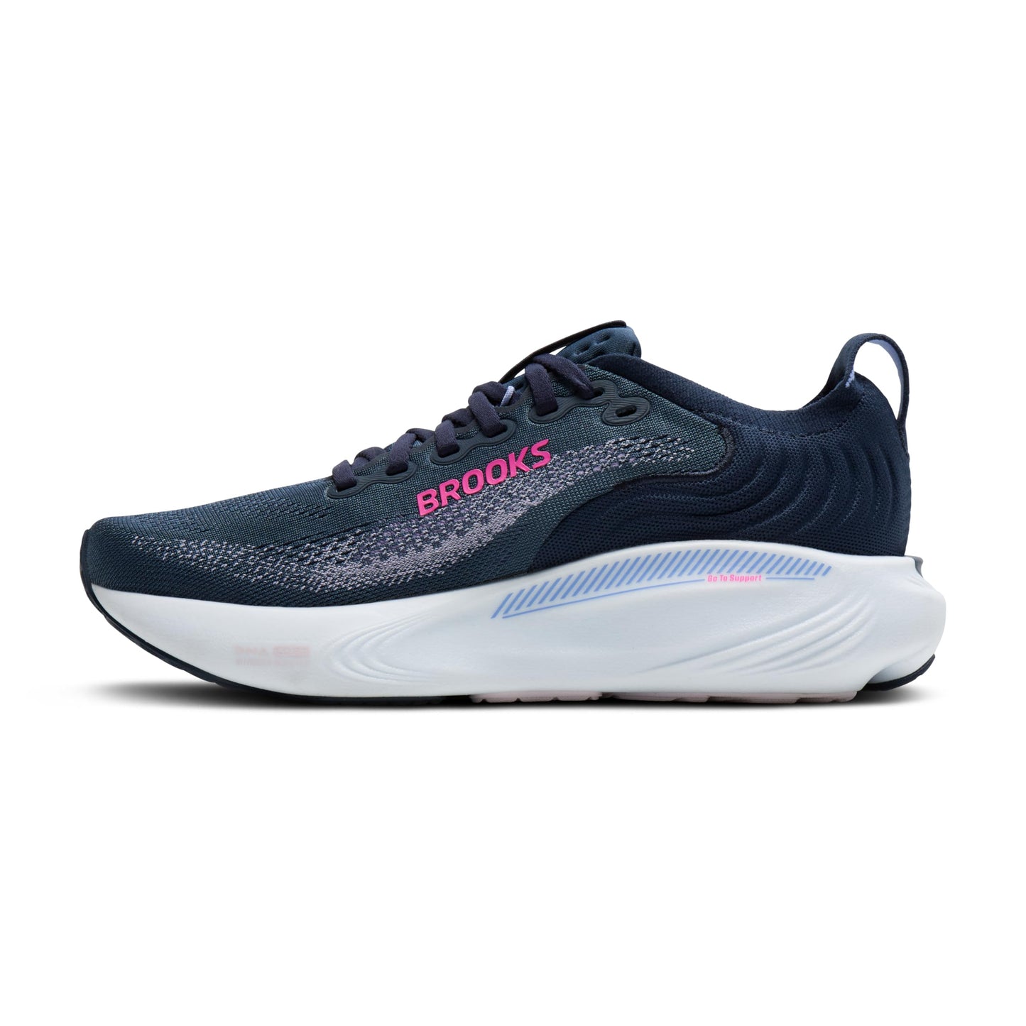Brooks Women’s Adrenaline GTS 25 Supportive Running & Walking Shoe - Spellbound/Blazing Bell/Pink - 6.5 Medium
