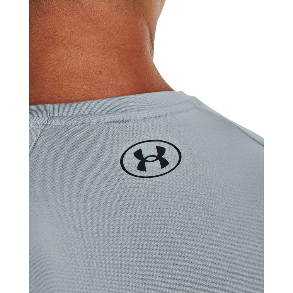 Under Armour Men's Tech 2.0 Short-Sleeve T-Shirt, (465) Harbor Blue / / Black, Large
