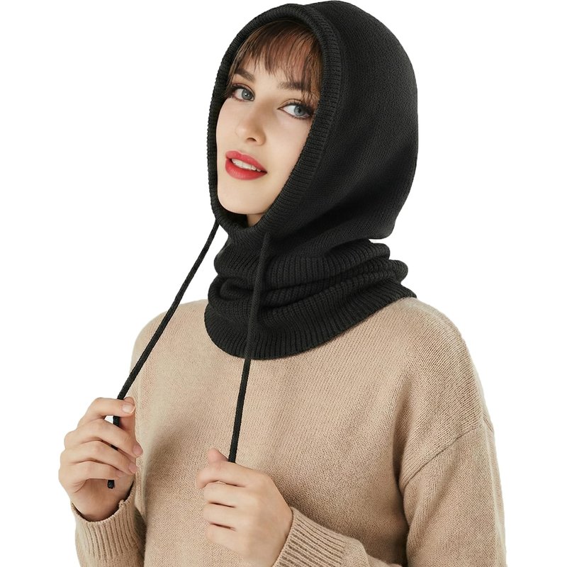 Facecozy Beanie Hat (US, Alpha, One Size, Soft Black)