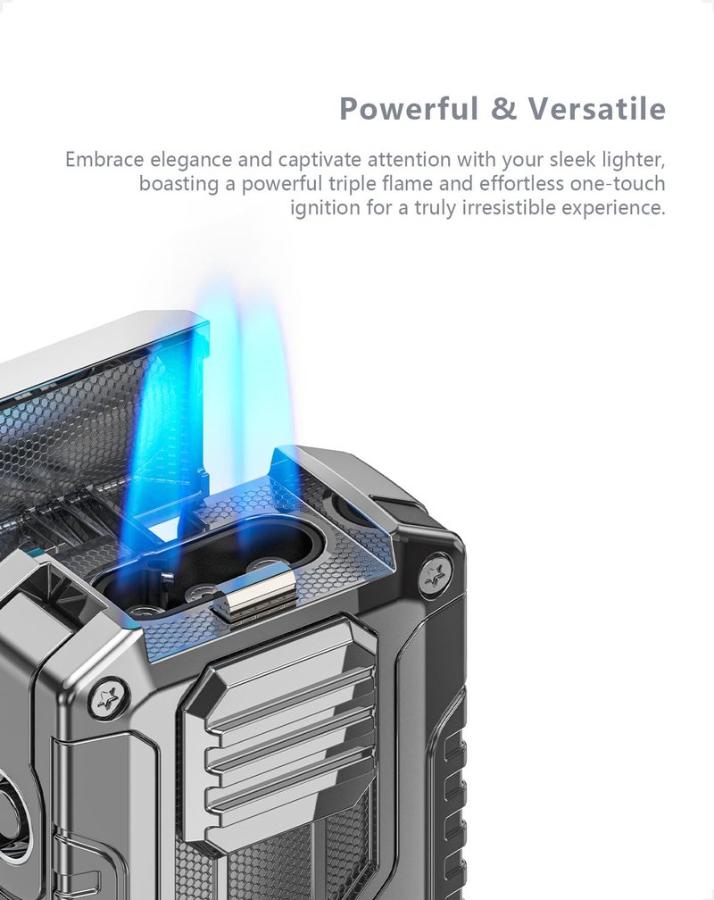 5 in 1 Butane Torch Lighter, All in One for Men